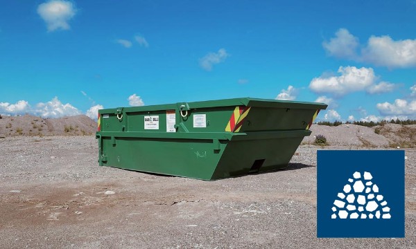 Containerutleie av 5m3 lett forurensede masser